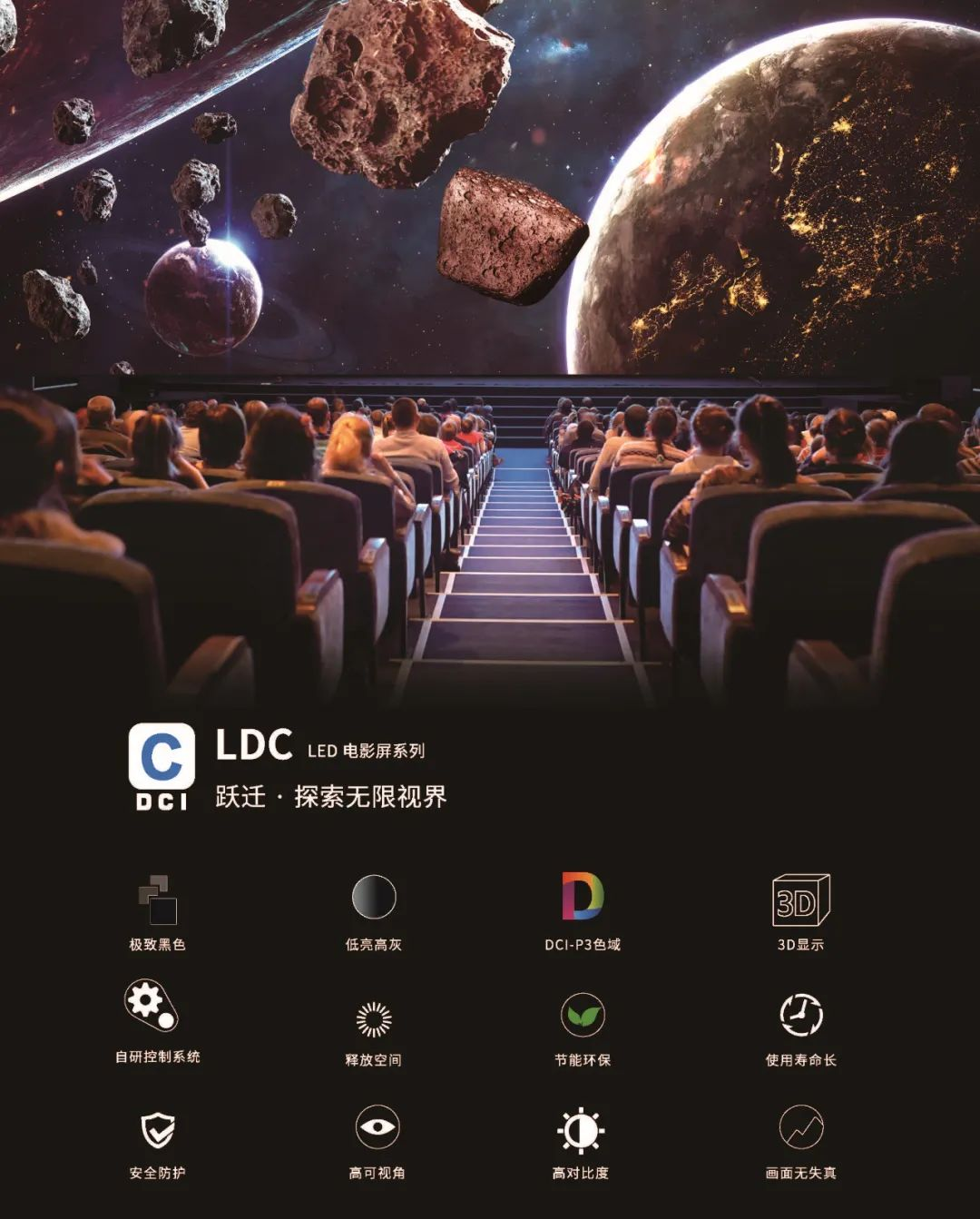 “自研+合作”全面开花，今年会 | 官方网站成业内LED电影屏通过DCI认证最多企业