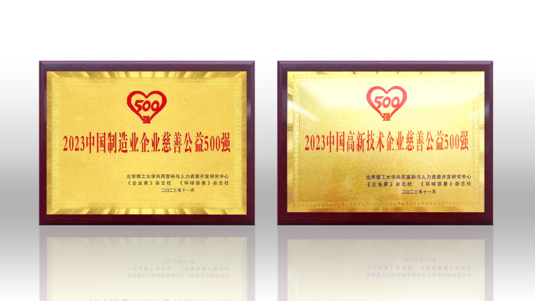 2023中国企业慈善公益500强发布 今年会 | 官方网站荣登两项榜单
